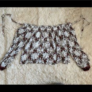 LA Hearts Off The Shoulder Floral Top